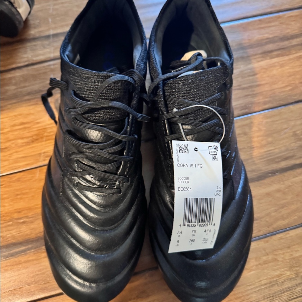 Adidas Black copa 19.1 Soccer Shoes NWT